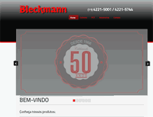 Tablet Screenshot of bleckmann.com.br